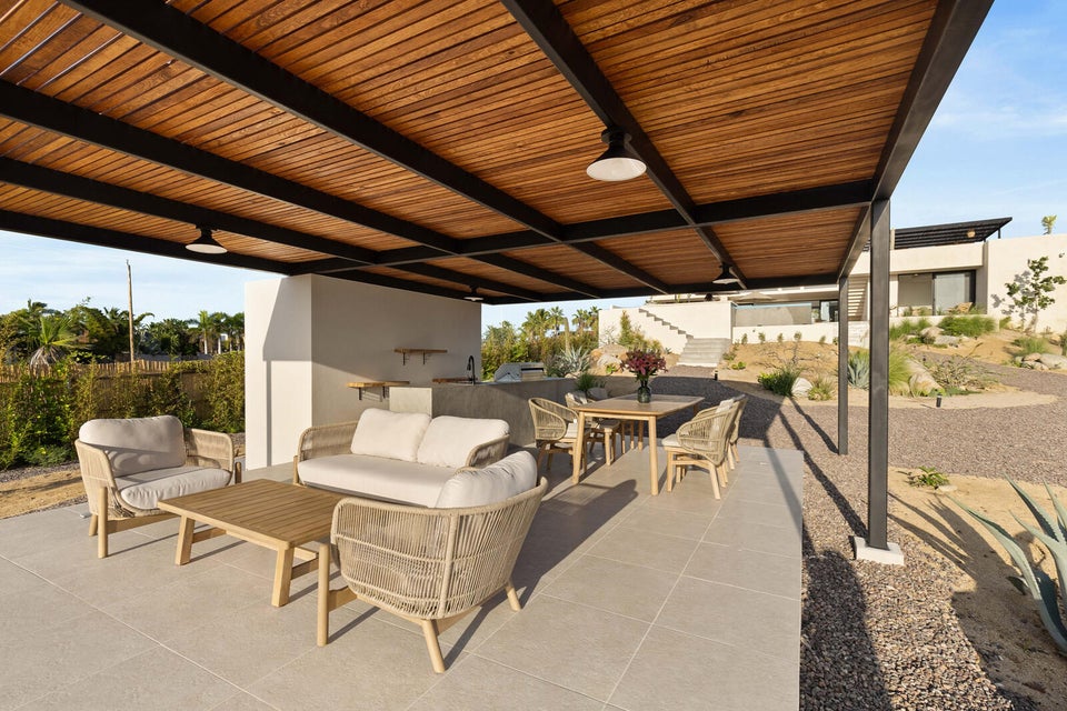 Lower patio and BBQ