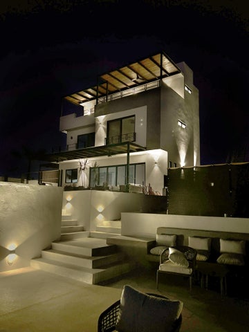 Rear elevation and outdoor living