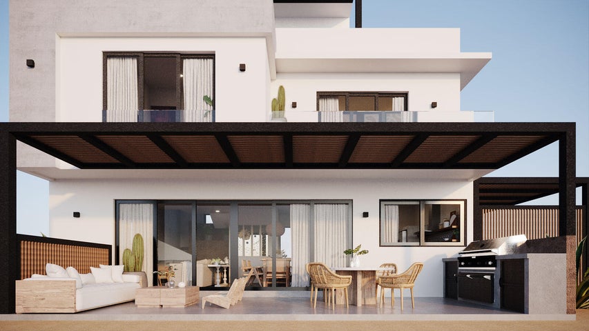 Villa 4 — rear elevation